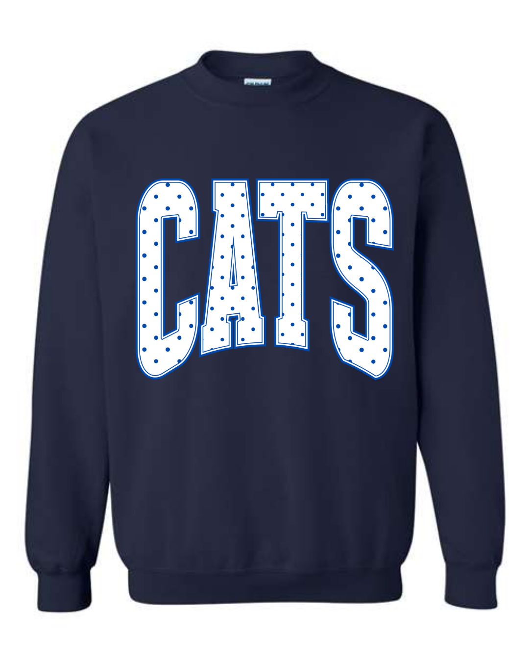 Youth Polka Dot Cats Crewneck