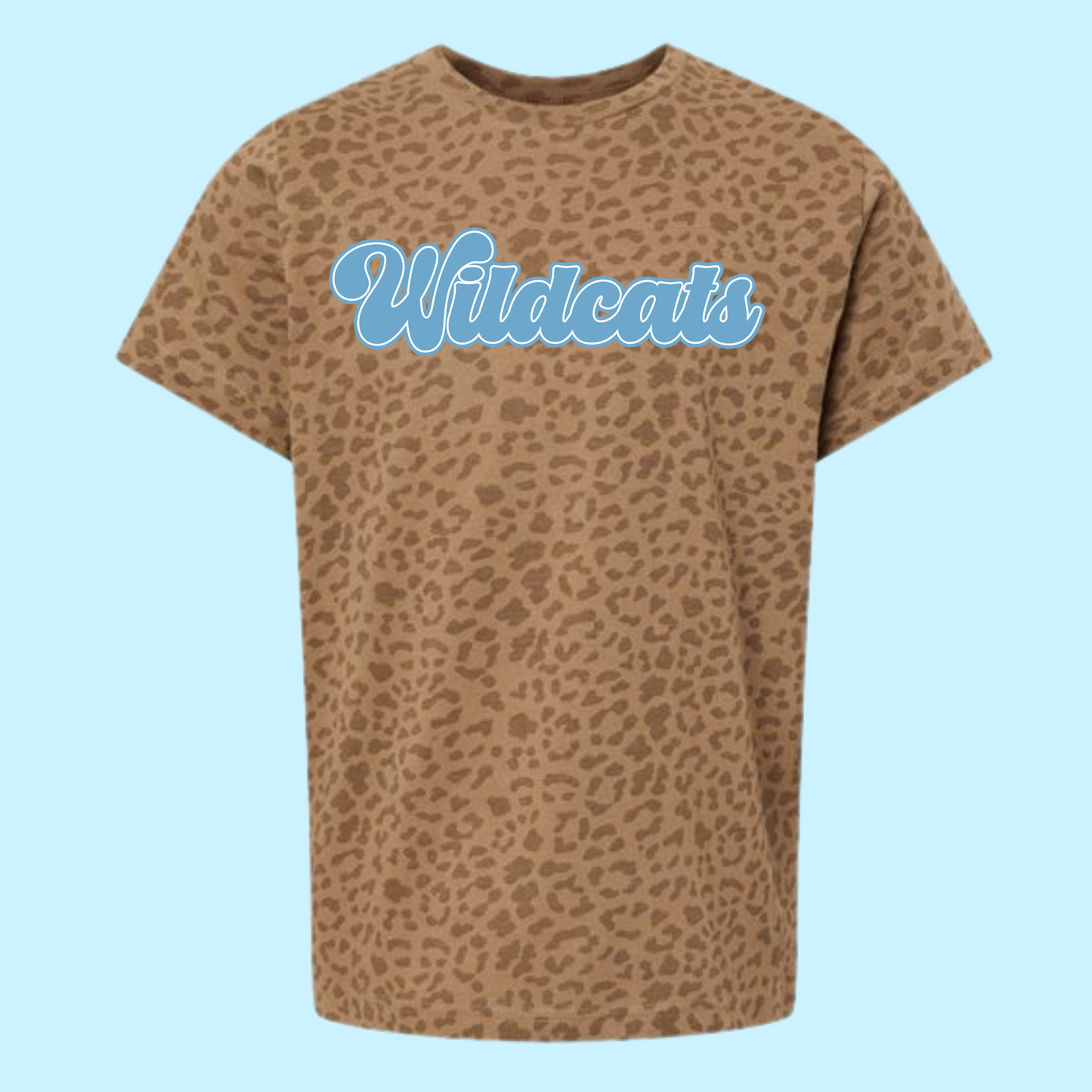 Brown Leopard Cats Tee