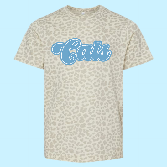 Light Leopard Cats Tee