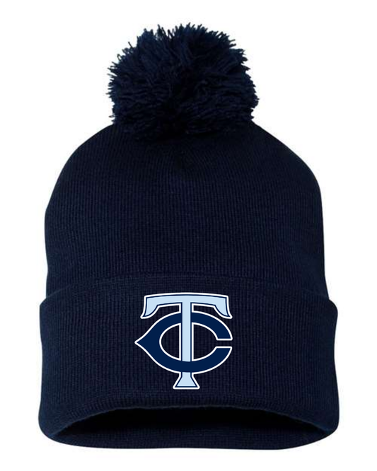 Pom Pom TC Beanie - Embroidered