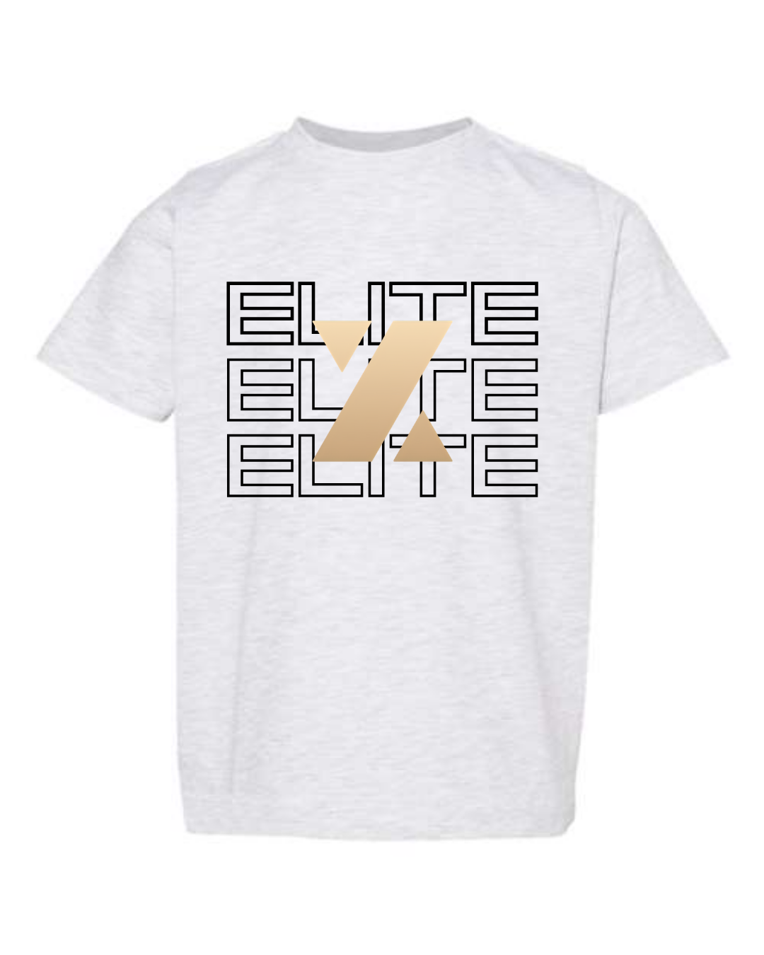 Custom Youth X Elite Gray Tee