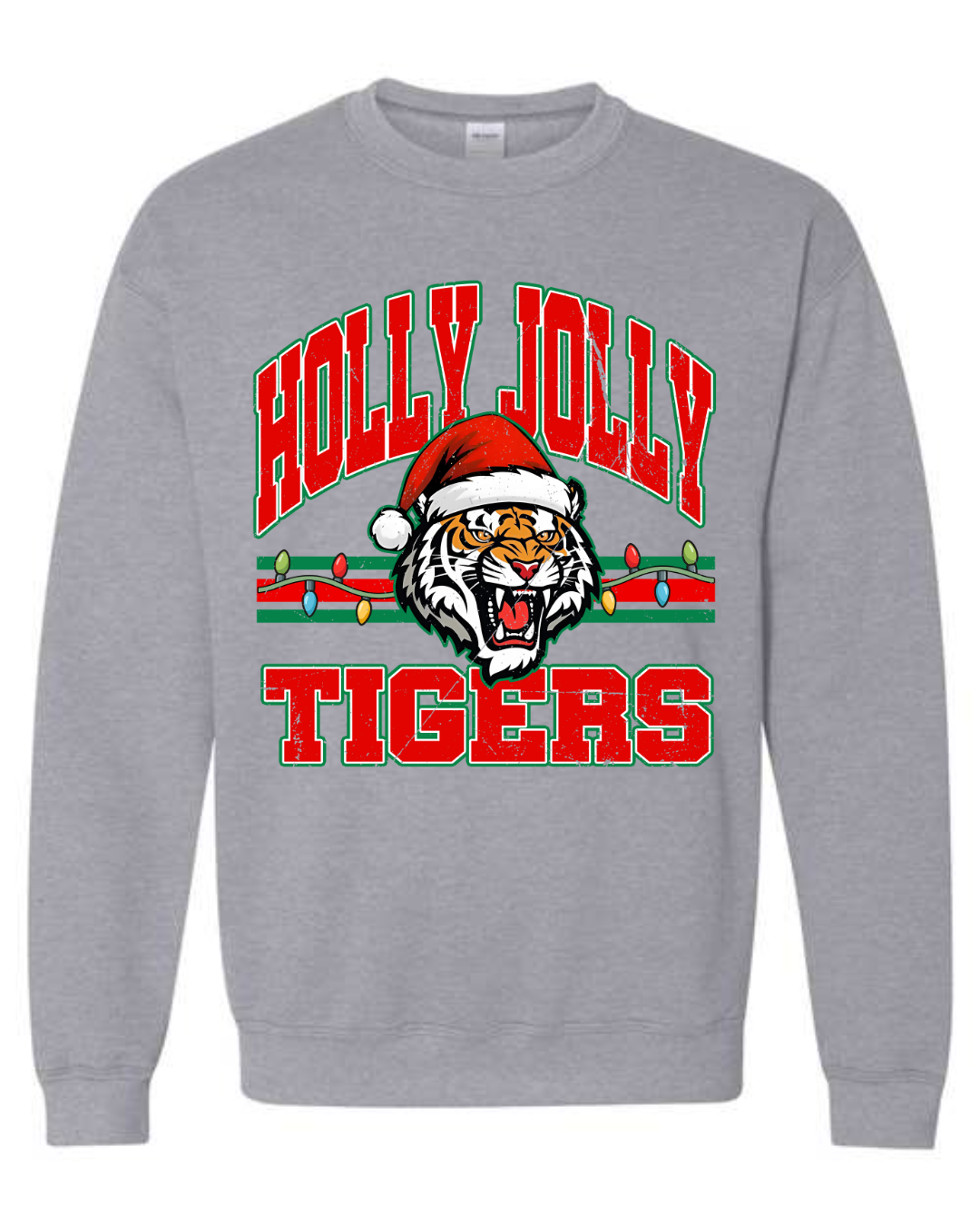 Holly Jolly Tigers Crewneck