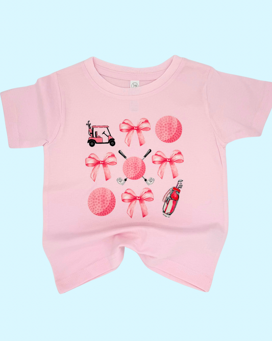 Pink Golf Grid