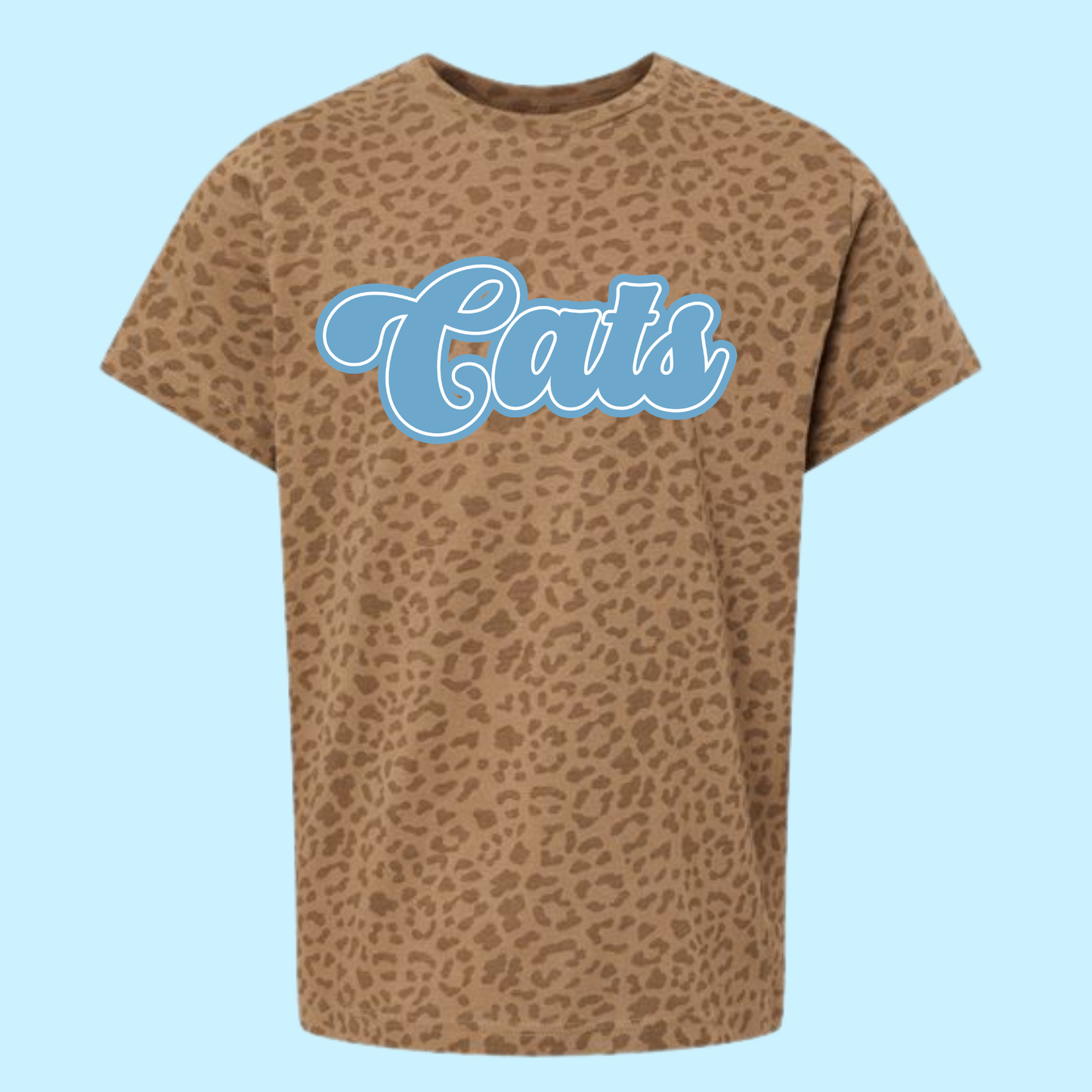 Brown Leopard Cats Tee