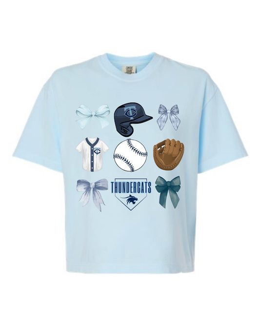 Thundercats Grid Comfort Color Crop