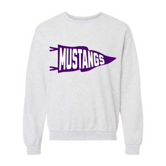 Mustangs Pennant Crewneck