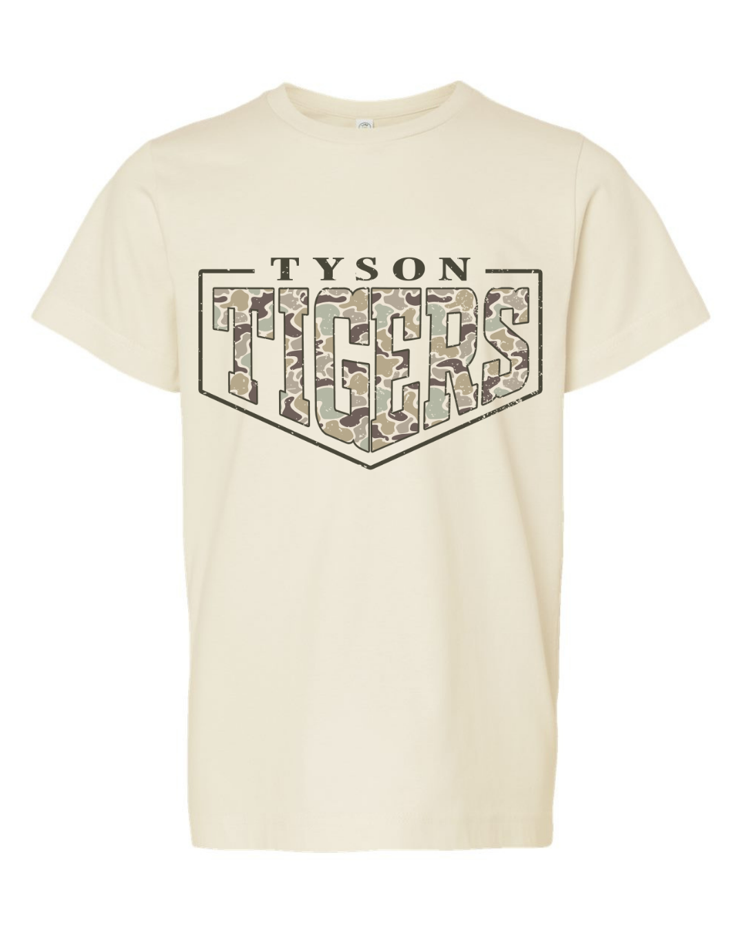 Youth Camo Tyson Tigers Tee