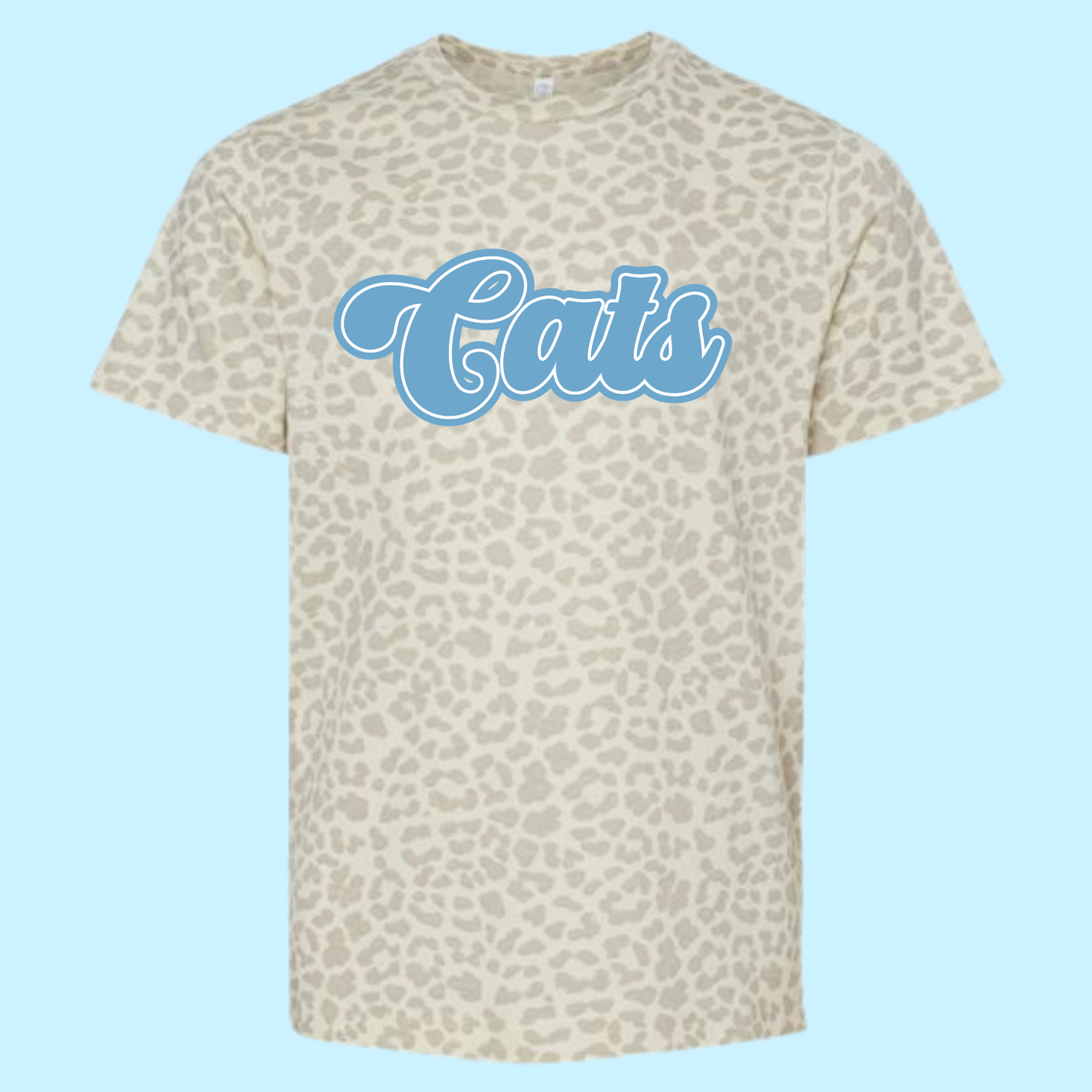 Light Leopard Cats Tee