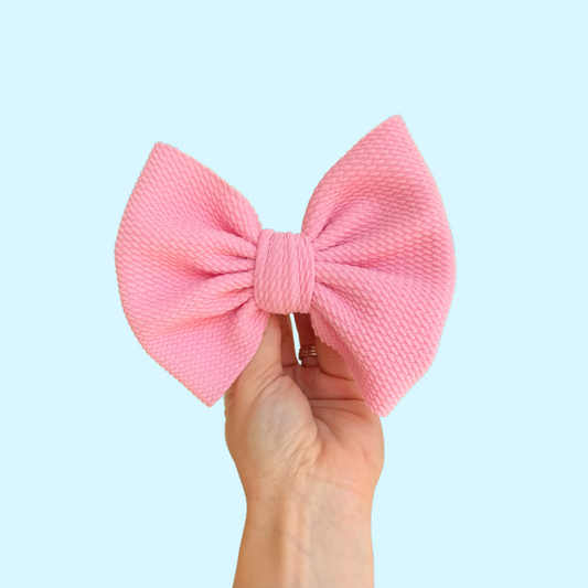 Bubble Gum Pink Hair Bow