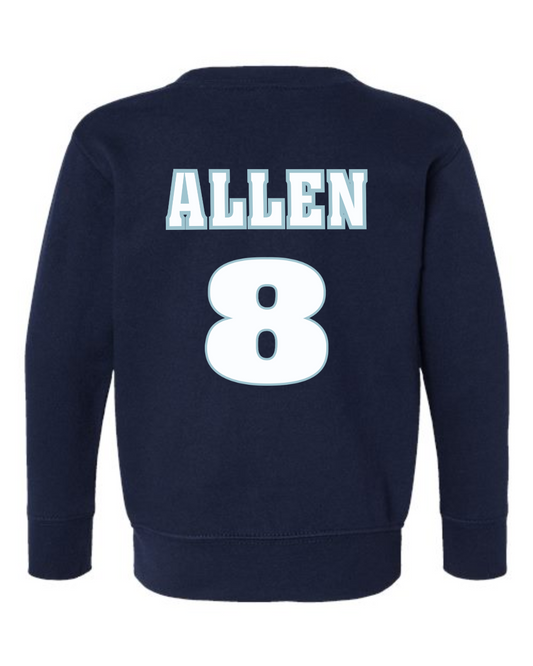 Custom Toddler Thundercats Baseball Crewneck