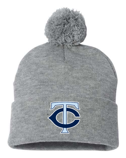 Pom Pom TC Beanie - Embroidered