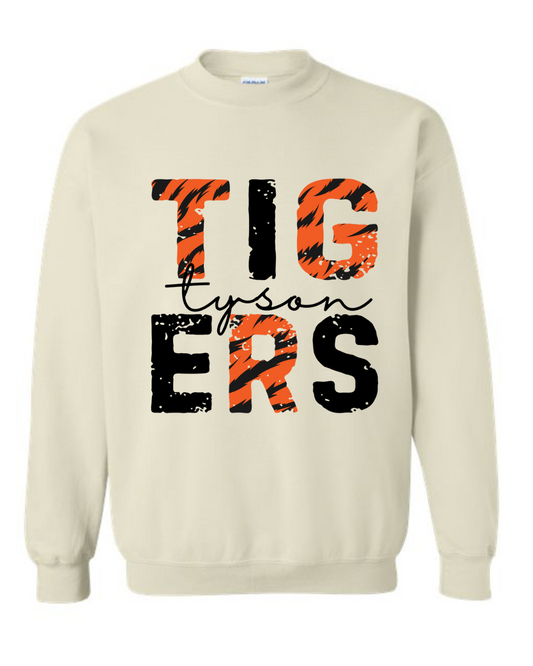 Adult Tigers Crewneck Natural