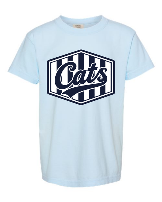 Youth Striped Cats Tee