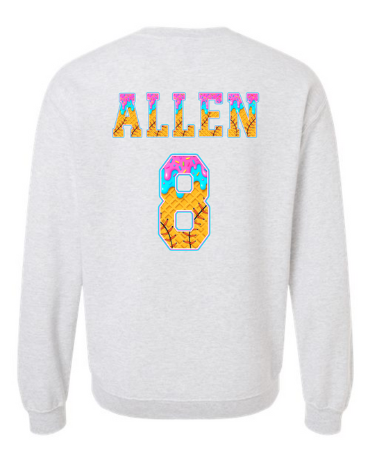 Adult Custom Thundercat Drip Crewneck