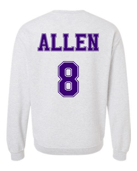 Adult Custom Bulldog Wave Crewneck