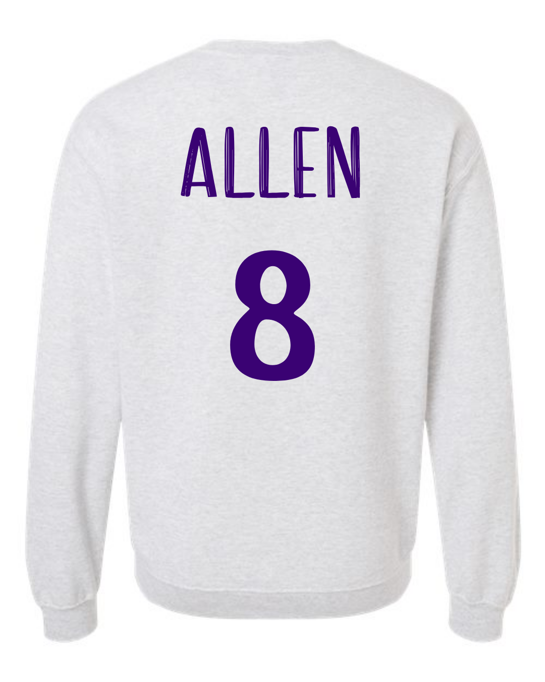 Adult Custom Bulldog Pendant Crewneck