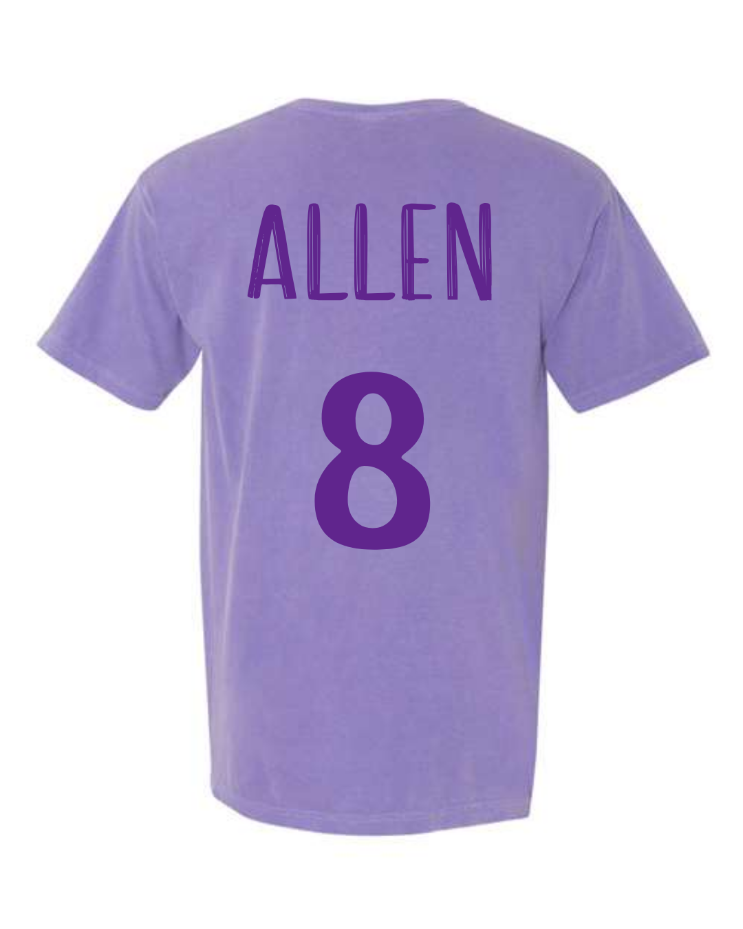 Youth Custom Purple Pendant Tee